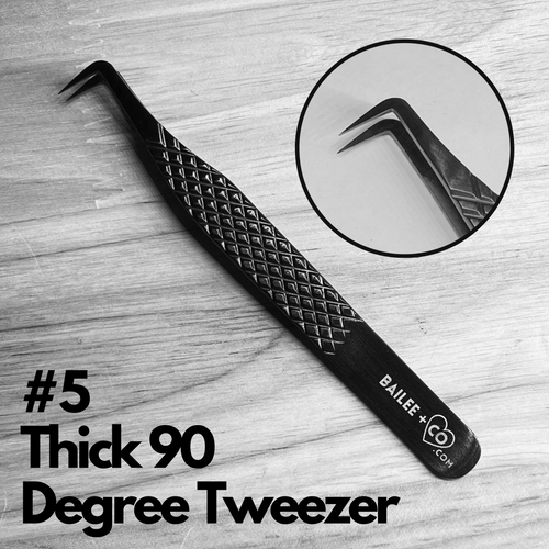 #5 • Thick 90 Degree Tweezer