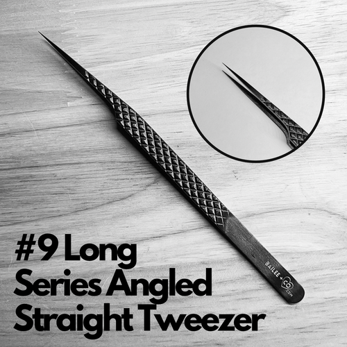 #9 • Long Series Angled Straight Tweezer